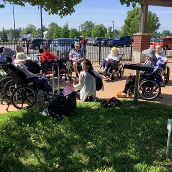 Seniors Retirement Home Creates Space for Music Therapy Outdoors to Promote Self-Fulfilment and Well-Being, Ontario, Canada